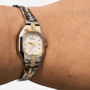Two-Tone Women's Bracelet Watch - Gold & Silver
